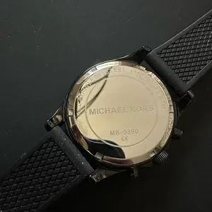 Michael Kors MK5390 Watch NEW Michael Kors MK-5390 Chronograph Watch – Black & Purple Dial main image 3